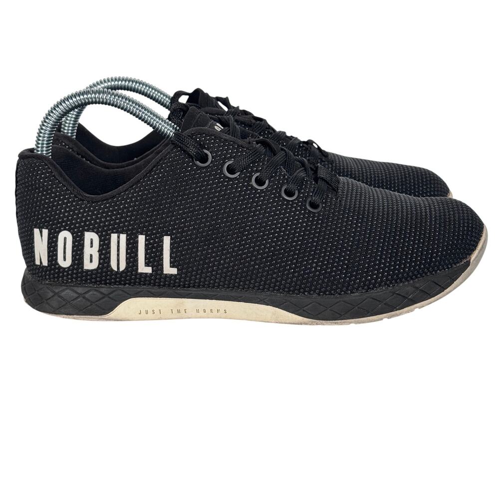 Nobull Outwork Superfabric Cross Training Shoes Unisex M7/W8.5 Black Lace‎ Up